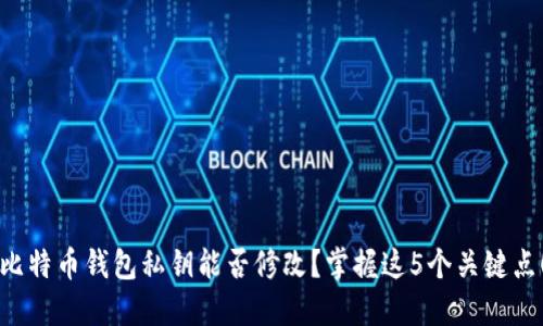 比特币钱包私钥能否修改？掌握这5个关键点！