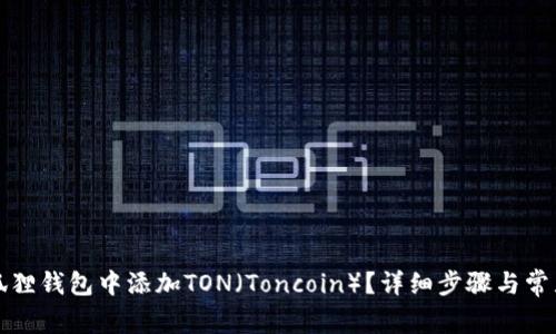 如何在小狐狸钱包中添加TON（Toncoin）？详细步骤与常见问题解答