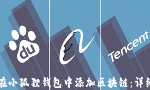 
如何在小狐狸钱包中添加区块链：详细指南