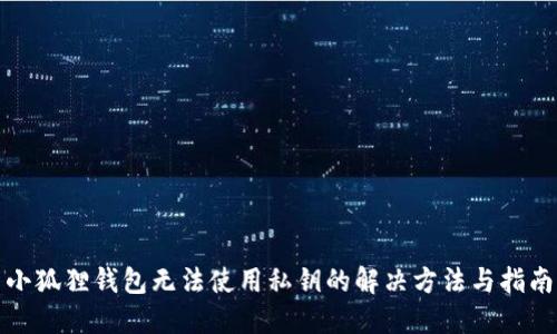 小狐狸钱包无法使用私钥的解决方法与指南