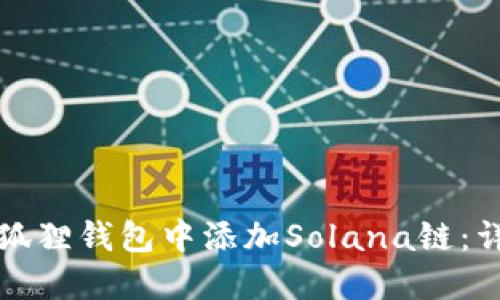 如何在狐狸钱包中添加Solana链：详细指南