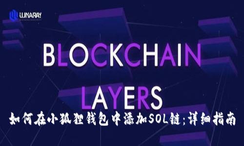 如何在小狐狸钱包中添加SOL链：详细指南